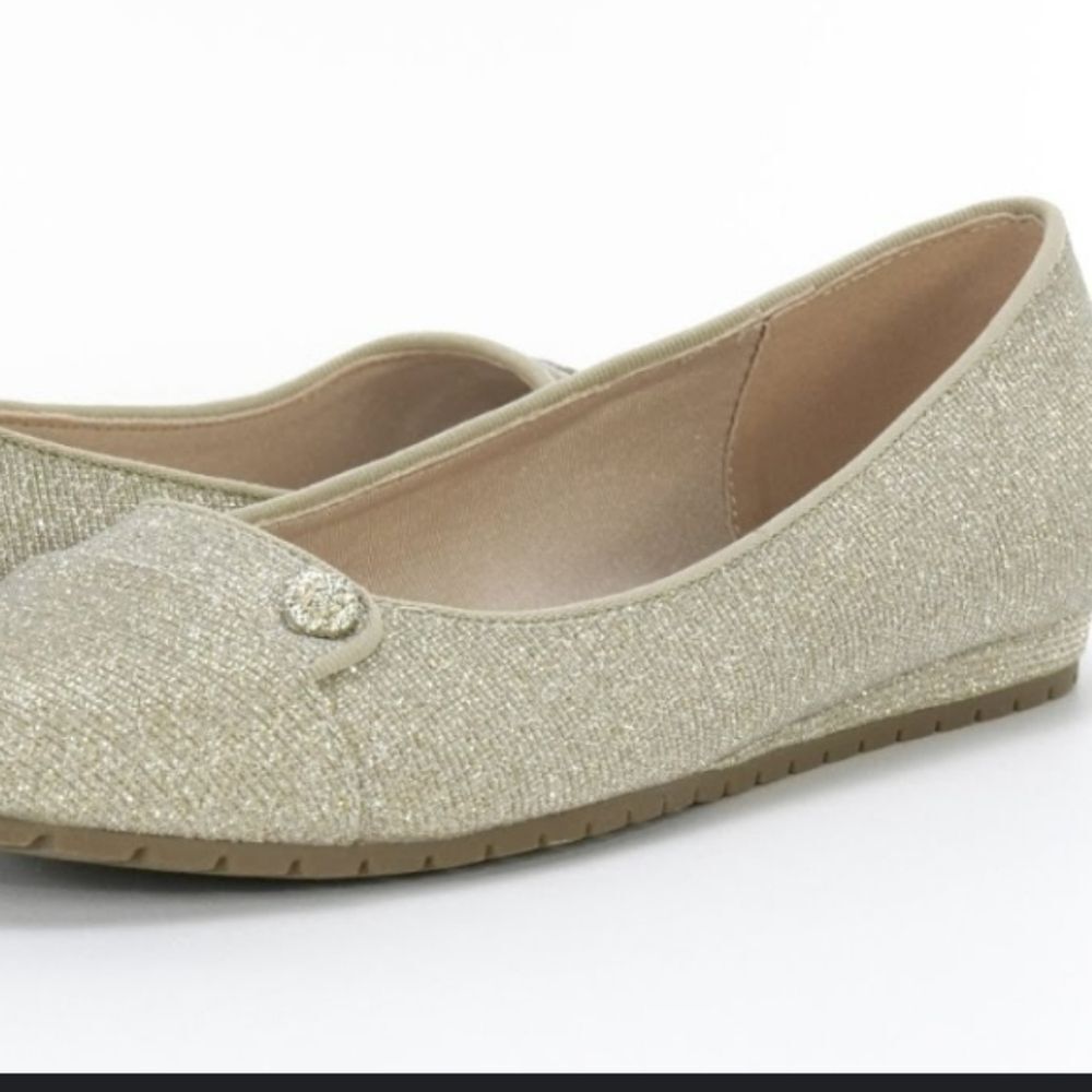 BRAND NEW AK ANNE KLEIN IFFLEX ELEGANT SHIMMING WOMEN's FLATS R3